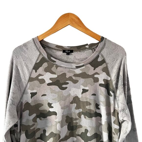 RAILS Georgia Camo Sweater Shirt Dress Side Zippers Women’s Size M - Picture 4 of 12